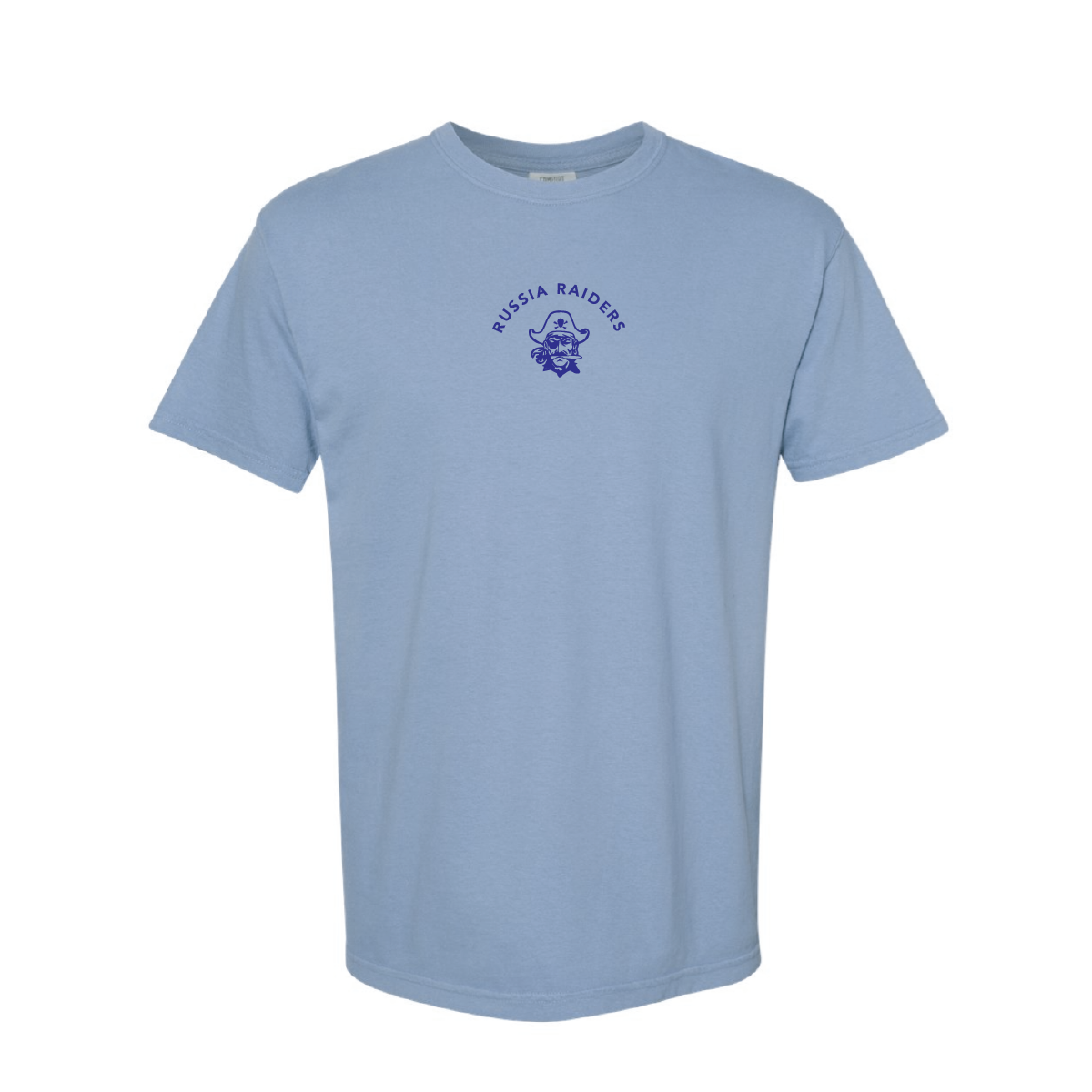 Blue Adult Russia Raiders Embroidered Tee