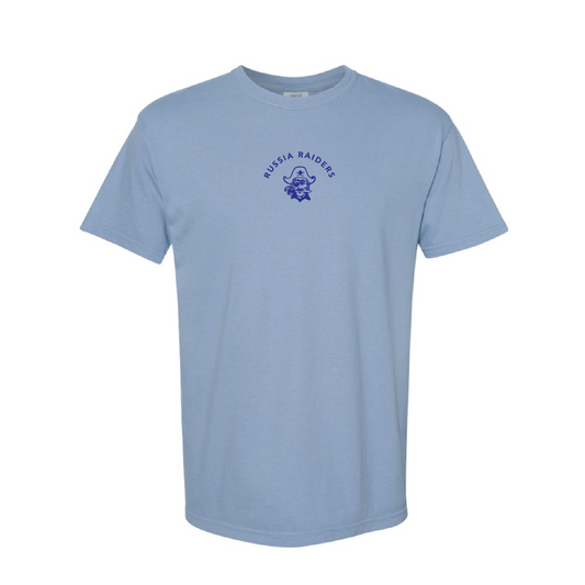 Blue Adult Russia Raiders Embroidered Tee