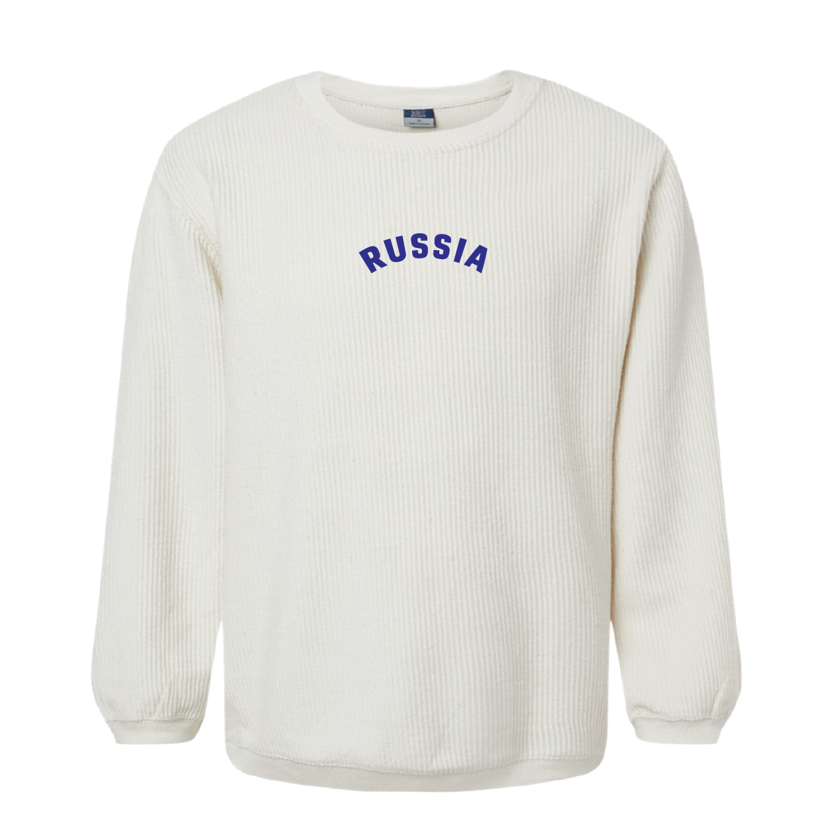 Ivory Russia Corded Crewneck Sweatshirt