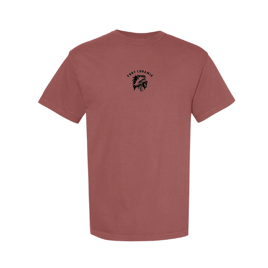 Loramie Adult Red Embroidered Tee